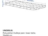 Ikea vaikiška lova Sniglar su čiužiniu - nuotraukos Nr. 8