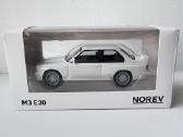 Bmw M3 E30 1986 balta 1:43 Norev Jet Car - nuotraukos Nr. 2