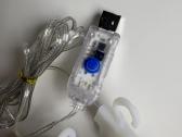 LED užuolaida girlianda Usb (spalvota) - nuotraukos Nr. 2