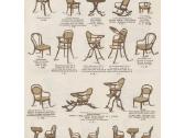 Thonet stiliaus vaikiškas suolas su kėde - nuotraukos Nr. 12