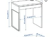 Rašomasis/kosmetinis Ikea stalas - nuotraukos Nr. 3
