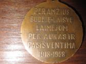Liet. centai 1936, laisvės medalis,kryžius - nuotraukos Nr. 6