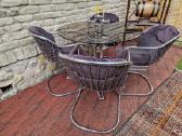 Vintažinis mid century Space Age stalas su kėdėm - nuotraukos Nr. 11