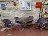 Vintažinis mid century Space Age stalas su kėdėm - nuotraukos Nr. 12