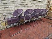 Vintažinis mid century Space Age stalas su kėdėm - nuotraukos Nr. 25