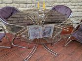Vintažinis mid century Space Age stalas su kėdėm - nuotraukos Nr. 31