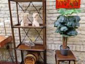 Vintažinė mid century ratango etažerė - nuotraukos Nr. 2