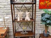 Vintažinė mid century ratango etažerė - nuotraukos Nr. 5