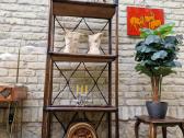 Vintažinė mid century ratango etažerė - nuotraukos Nr. 10