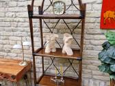 Vintažinė mid century ratango etažerė - nuotraukos Nr. 19