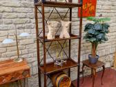Vintažinė mid century ratango etažerė - nuotraukos Nr. 24