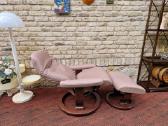 Ekornes poilsio fotelis/reglaineris su pakoju - nuotraukos Nr. 3