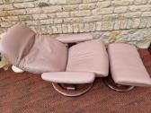 Ekornes poilsio fotelis/reglaineris su pakoju - nuotraukos Nr. 8