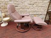 Ekornes poilsio fotelis/reglaineris su pakoju - nuotraukos Nr. 9