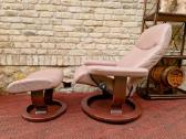 Ekornes poilsio fotelis/reglaineris su pakoju - nuotraukos Nr. 11