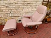 Ekornes poilsio fotelis/reglaineris su pakoju - nuotraukos Nr. 22