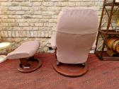 Ekornes poilsio fotelis/reglaineris su pakoju - nuotraukos Nr. 25
