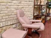 Ekornes poilsio fotelis/reglaineris su pakoju - nuotraukos Nr. 31