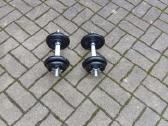 10+10kg.nauji metaliniai ardomi geri hanteliai - nuotraukos Nr. 3