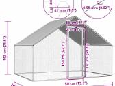 Vidaxl Lauko narvas viščiukams, 2,75x2x1,92m, - nuotraukos Nr. 3