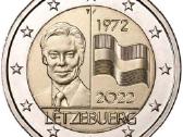 2€ 2022 50-osios Liuksemburgo vėliavos metinės - nuotraukos Nr. 3