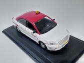 Toyota Avensis Eindhoven Taxi 2003 balt/ra 1:43 - nuotraukos Nr. 4