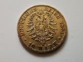 10 Markių 1874 Reta - nuotraukos Nr. 4