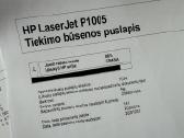 Naudotas namuose spausdintuvas Hp Laserjet P1005 - nuotraukos Nr. 5