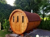 Apvali Lauko pirtis kubilas sauna bačka 3m ilgio - nuotraukos Nr. 2