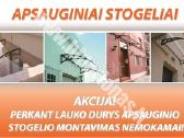 Apsauginiai stogeliai įejimo durims, įrengimas - nuotraukos Nr. 4