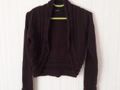 Bordo spalvos bolero