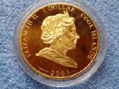 Moneta Cook island 2007m. 1 dollar cu-ni - nuotraukos Nr. 2