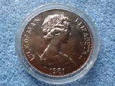 Moneta Isle of Man, 1981m. 1 krona, cu-ni - nuotraukos Nr. 2