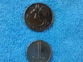Olandija 2 monetos 5 ct ir 1 ct