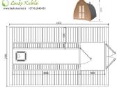 Lauko pirtis sauna- namukas 2.4 m x 4.0 m - nuotraukos Nr. 10