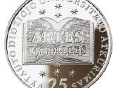 50 Litų Moneta, skirta Vdu atkūrimo 25-mečiui