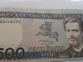 500 litų 1991 metų bankinio stovio kaina sutartinė