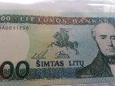 100 litų 1994 metų bankinio stovio kaina sutartinė