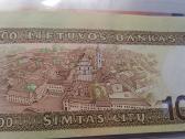 100 litų 1994 metų bankinio stovio kaina sutartinė - nuotraukos Nr. 2