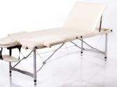 Restpro® Alu 3 Cream masažo stalas