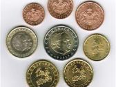 Vatikanas, San Marinas, Monakas, rečiausi euro rin