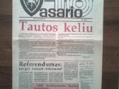 Laikrastis "Vasario 16" 1989-1990 metai - nuotraukos Nr. 2