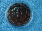 Moneta UK 1981 m. 1 krona, cu ni