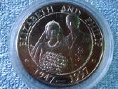 Moneta Turks and Caicos isl.1997m. 5 kronai, cu-ni