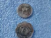 Monetos Seychelles 1972 m. 1 ir 5 centai