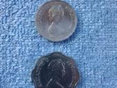 Monetos Seychelles 1972 m. 1 ir 5 centai - nuotraukos Nr. 2
