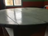Stalas medinis apvalus D1000 mm baltas 1948 m. - nuotraukos Nr. 5