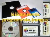 Ieškau senos programinės įrangos, flopikų, kasečių