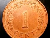 Malta 1 centas.1972/1977 - nuotraukos Nr. 3