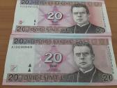 Replacement Litų banknotai su serija Az .retas kom - nuotraukos Nr. 2